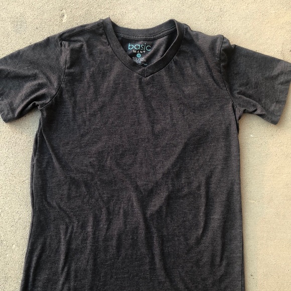 Basic Man V-neck Bamboo Tee Shirt size M - Picture 2 of 8
